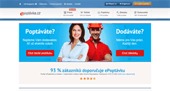 Desktop Screenshot of epoptavka.cz